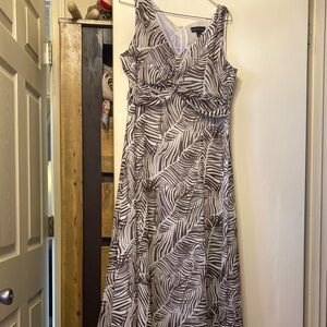 Stylish Zebra Print Maxi Dress